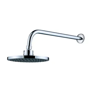 Regadera ABS Acquabela Corniglia Redonda Cromada 8" Brazo 40cm 1 Función